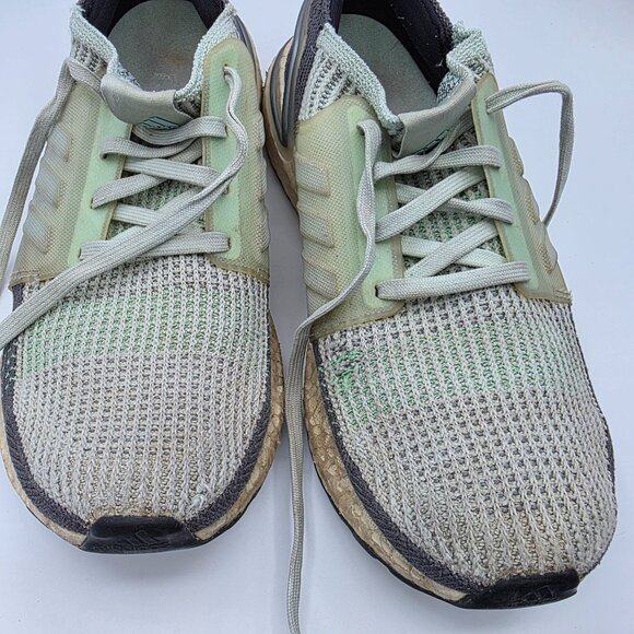 Adidas UltraBoost 19 Ice Mint Womens Size 8 Green Athletic Shoes Running Walking - Picture 11 of 13